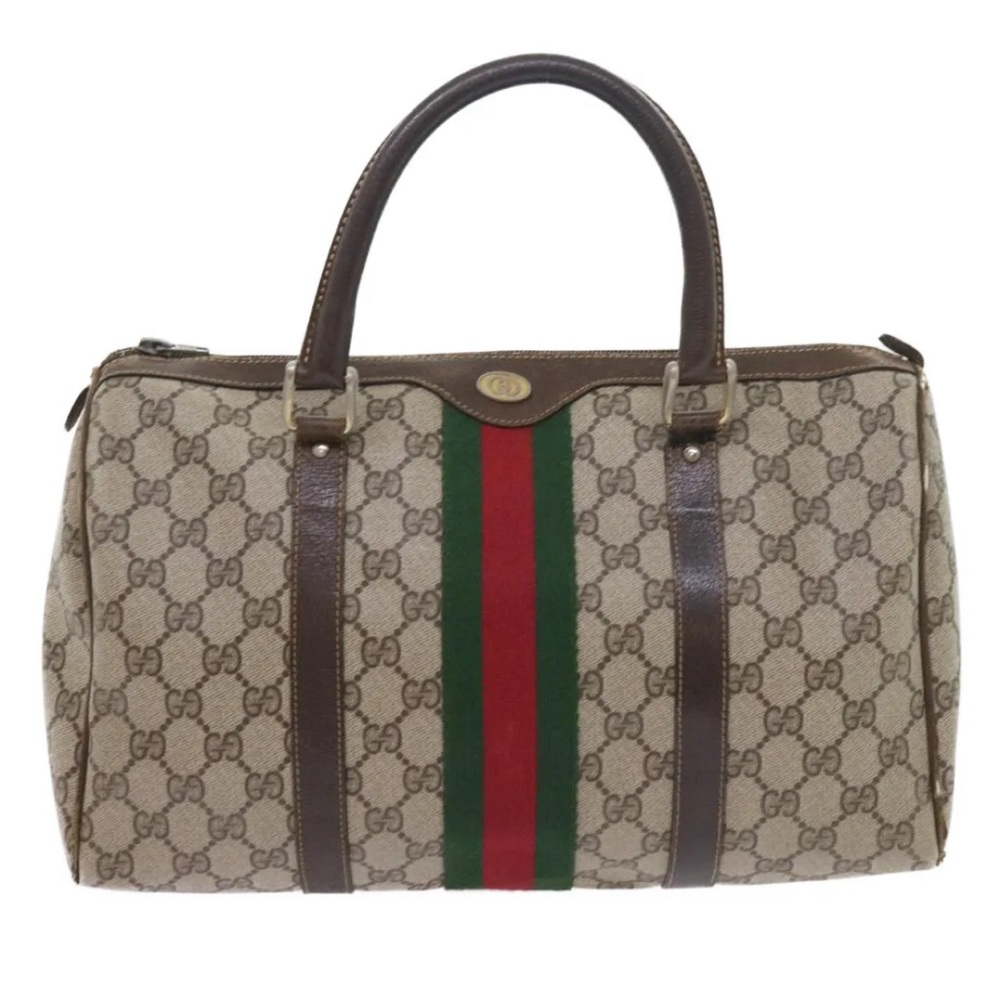 #7 Gucci GG Canvas Boston Bag Preloved Used - LIVE SHOW!
